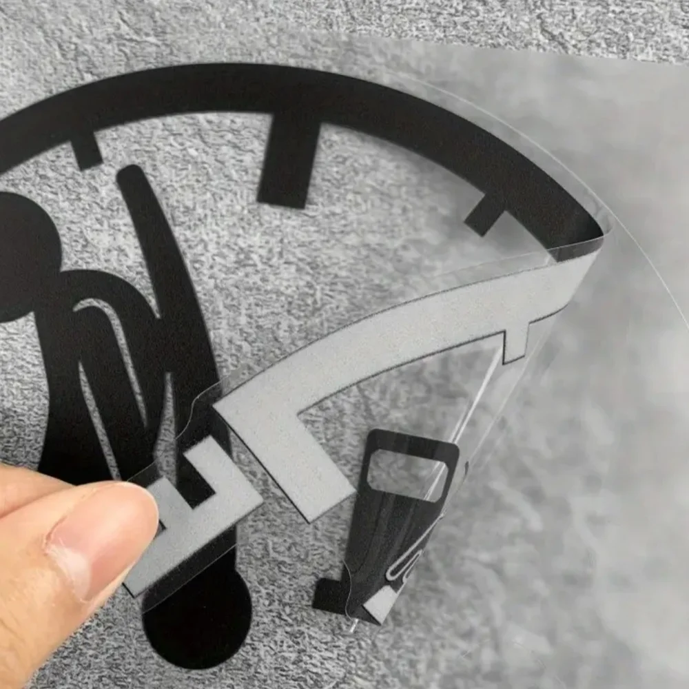Fuel Gauge Car Sticker - Black and White